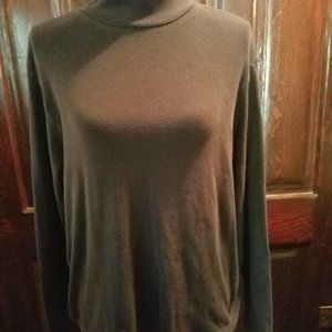 White Stag Black Long Sleeve Turtle Neck